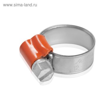 Хомут оцинкованный12-22, ширина 9.7мм