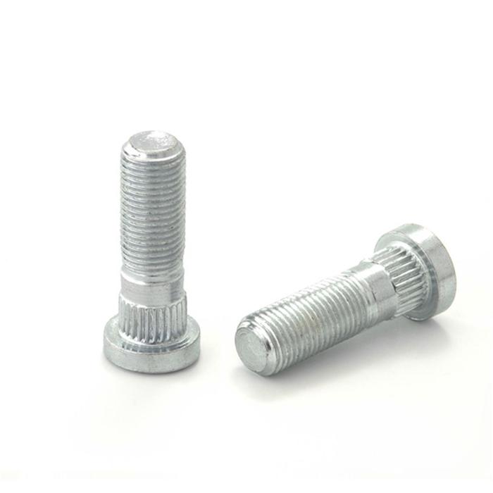 Шпилька M12x1,25, 45/25, Шлицы D14.3, цинк