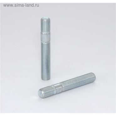 Шпилька M12x1,5, 80/55, двусторонняя, цинк