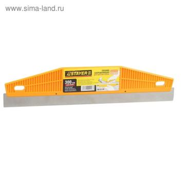 Планка направляющая STAYER 06121-30, для обрезки обоев, нержавеющая сталь, 300 мм