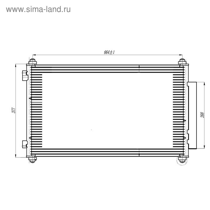 Радиатор кондиционера CR-V (06-) Honda 80110-SWA-A01, LUZAR LRAC 23ZP