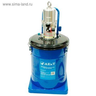 Нагнетатель густой смазки AE&T HG-68245, пневматический, резервуар 45кг, 300-400бар
