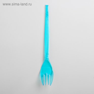 Вилки пластиковые, набор 6 шт., цвета МИКС