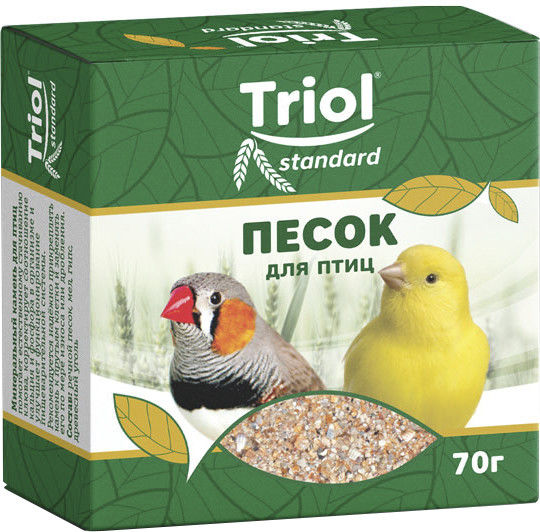 Подкормка для птиц Triol Standard Песок 70г