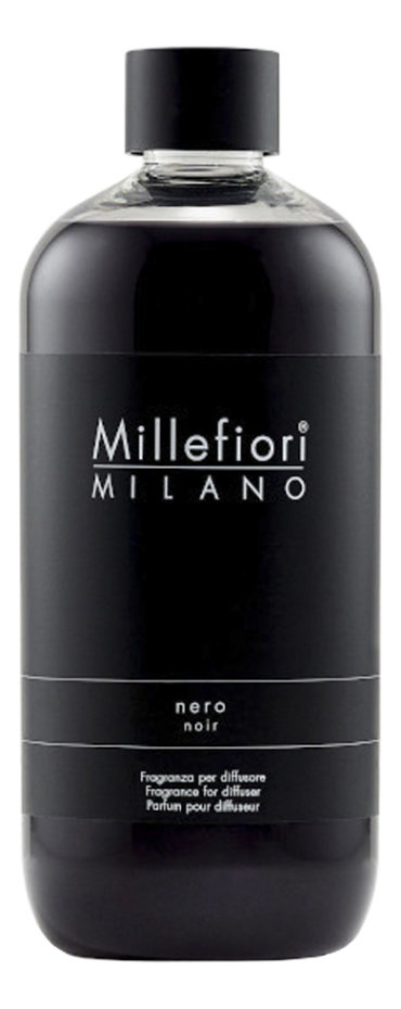 Ароматический диффузор Millefiori Milano Черный Natural Nero Диффузор 500 мл запаска