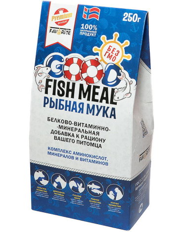 Пищевая добавка рыбная мука Good Fish MEAL, 250г