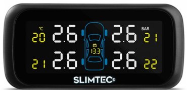 Датчики давления в шинах SLIMTEC TPMS X4 ешняя установка