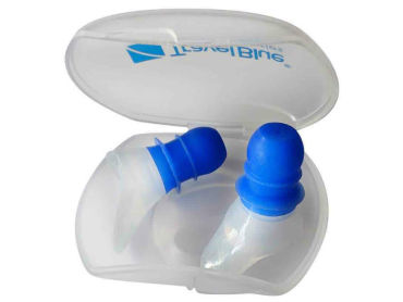 Беруши Travel Blue Flight Earplugs белые/синие