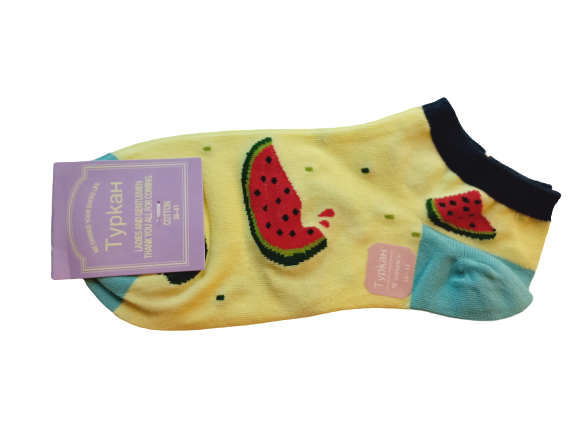 Носки женские Turkan желтые 36-41