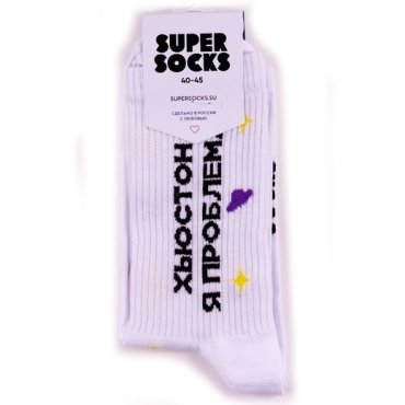 Носки женские Super Socks Houston белые 36-40