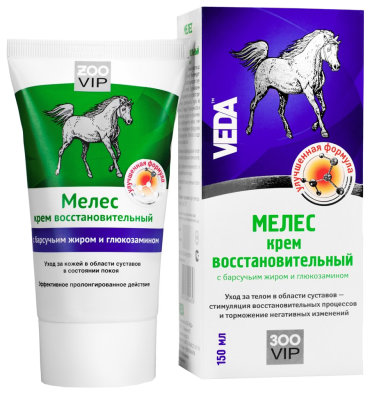 Крем восстановительный VEDA МЕЛЕС с барсучьим жиром и глюкозамином 150 мл