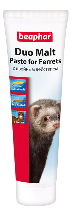 Паста для выведения шерсти для хорьков Beaphar Duo Malt Paste, 100 г