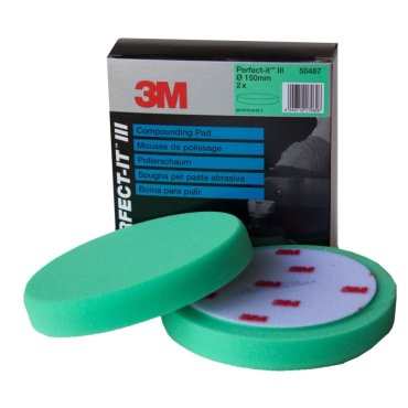 Полировальник поролоновый 3M Perfect-It™III 150мм , Зеленый 50487
