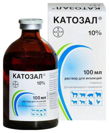 Катозал раствор для инъекций 10% 100мл