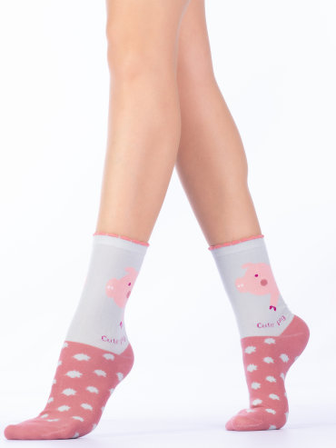 Носки женские Hobby Line разноцветные 36-40