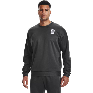 Свитшот мужской Under Armour Recover LS Crew черный 3XL