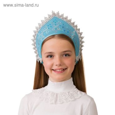 Кокошник детский «Хрустальный» на резинке