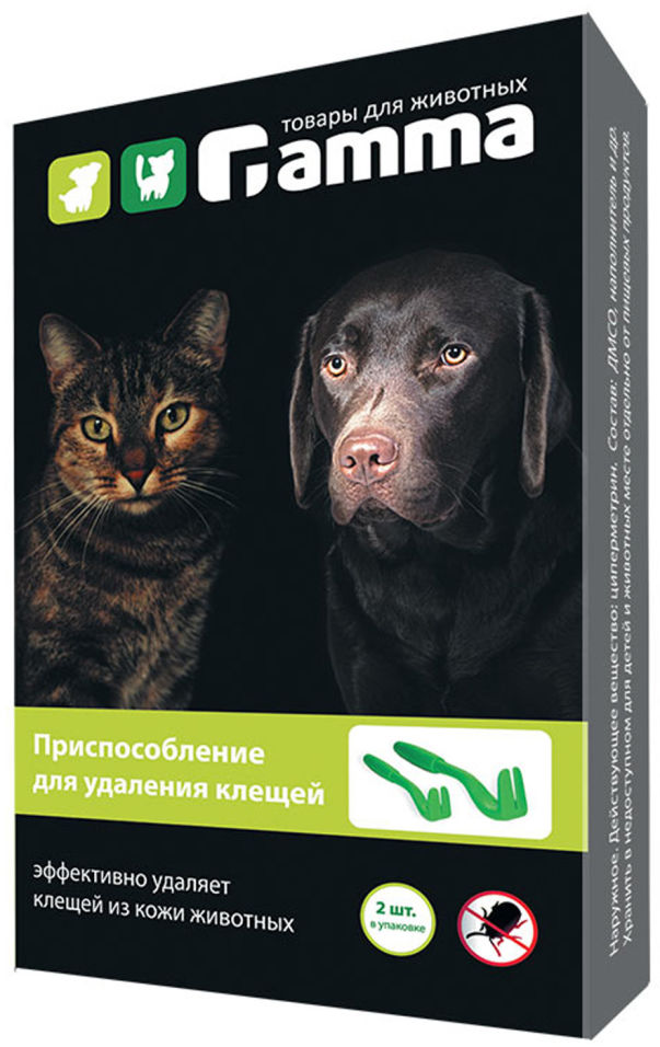 Приспособление Gamma для удаления клещей