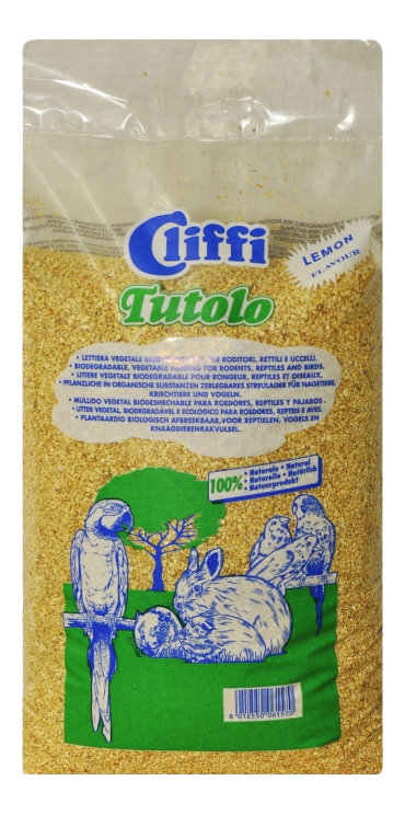 Cliffi Кукурузный наполнитель Цитрус для грызунов, 3,5кг, 8л