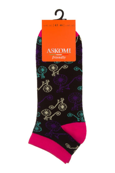 Носки женские ASKOMI AF-S4060 черные 23