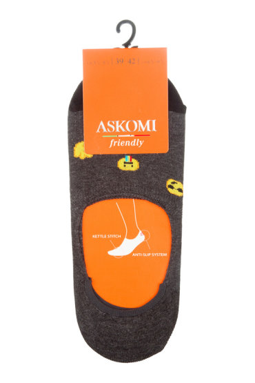 Подследники женские ASKOMI AF-I1300 серые 23