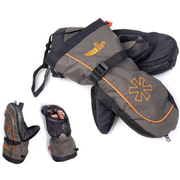 Варежки мужские Norfin Comfort Zip серые XL