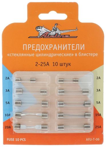 Набор автомобильных предохранителей Airline AFU-T-06 AFU-T-06