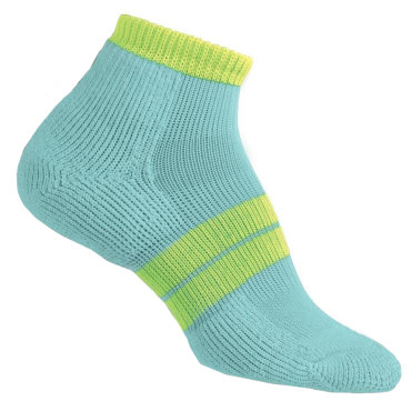 Носки Thorlo's 84Nrcw Running Maximum Cushion Low Cut голубые; желтые 42-44 EU