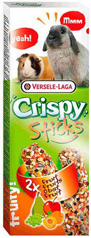 Лакомство для грызунов Versele-Laga Crispy палочки с фруктами 2шт*55г (упаковка 3 шт.)