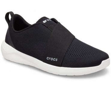 Слипоны мужские CROCS Men's LiteRide™ Modform Slip-On Black/White арт. 206069