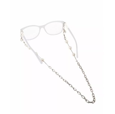 Цепочка для очков Daroni Silver and Pearls серебристая
