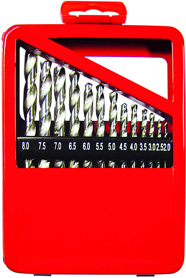 Сверла Matrix HSS 2-8мм 13шт