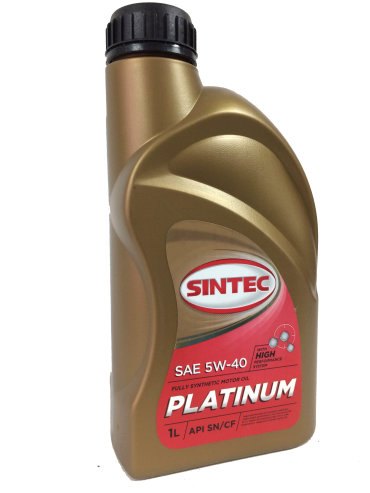 Моторное масло Sintoil Платинум 5W-40 синт. API SN/CF 1л