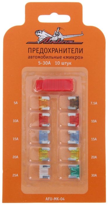 Набор автомобильных предохранителей Airline AFU-MK-04 AFU-MK-04