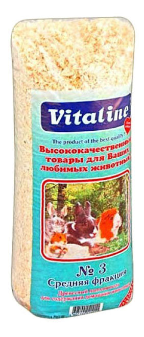 Наполнитель для клеток грызунов VITALINE, №3, 14,7 л