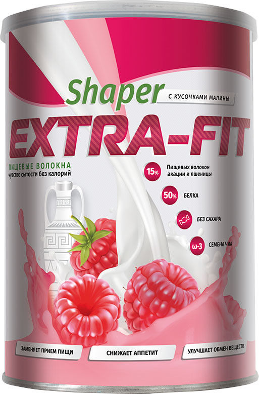 Коктейль жиросжигающий Shaper Extra-Fit Малина 300г