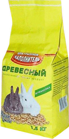 Наполнитель для для грызунов и птиц Зверье Мое древесный 8л