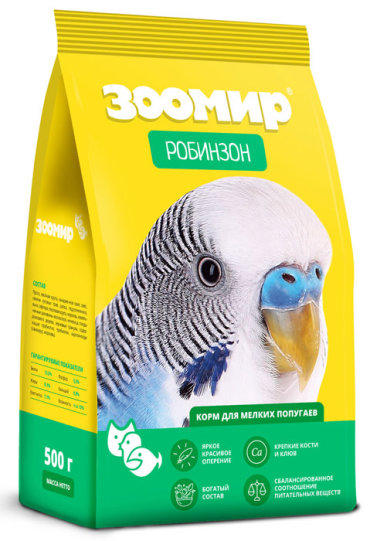 Сухой корм для попугаев Зоомир