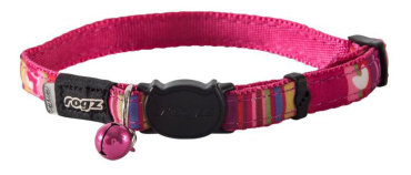Ошейник для кошек Rogz NeoCat CB41K, 31 см, S-11мм, Розовый