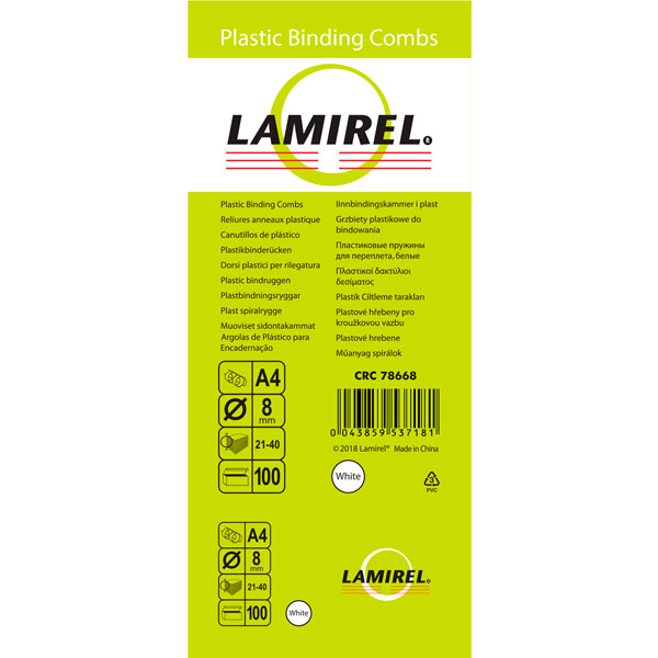 Lamirel 8мм белая (CRC78668)
