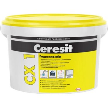 Гидропломба цементная Ceresit