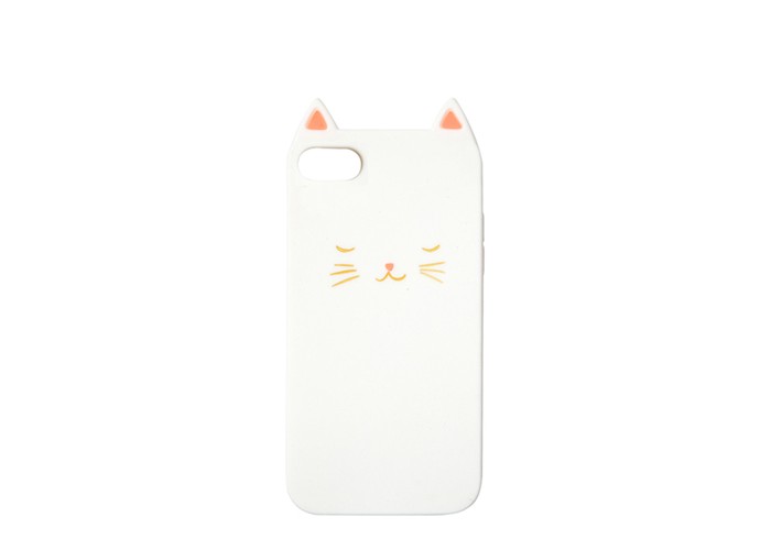 MeriMeri Чехол для iPhone 6/7/8 мягкий силиконовый Кошка