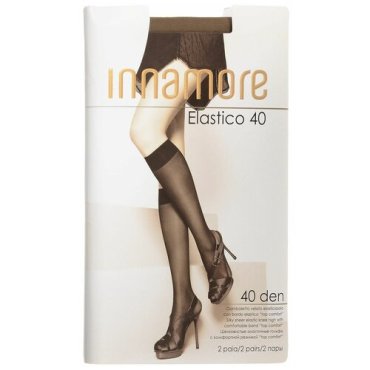 Капроновые гольфы Innamore Elastico 40, 2 пары, размер UNI, daino