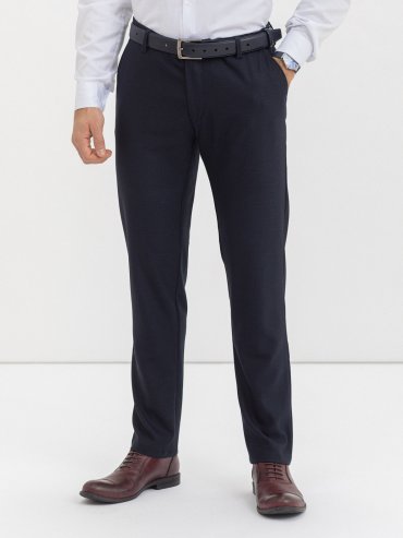 Брюки мужские Marc De Cler ZB-Chinos-24145Navy-182 синие 58 RU