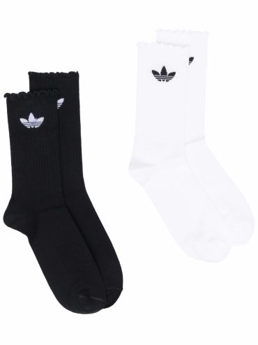 adidas комплект из двух пар носков с оборками