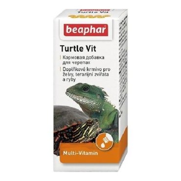 Beaphar витамины д/черепах turtle vitamine 20мл, 0,082 кг