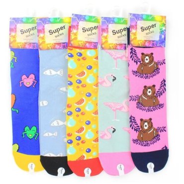 Женские носки Super Socks LTB-210-35 хлопок р 37-43 5 пар