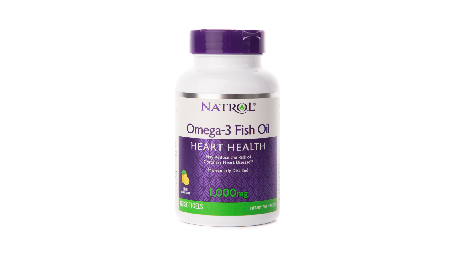 Омега-3 Natrol 1000 мг, 60 капсул