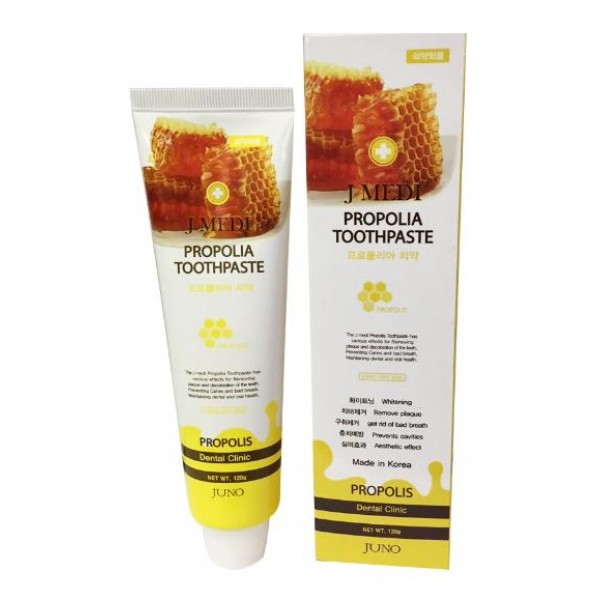 зубная паста с экстрактом прополиса juno medibeau j medi propolia toothpaste