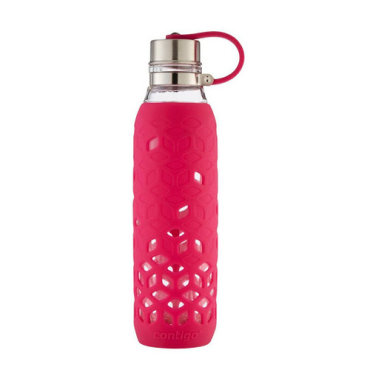 Бутылка Contigo Purity 0.59л розовый стекло/силикон (2095681)